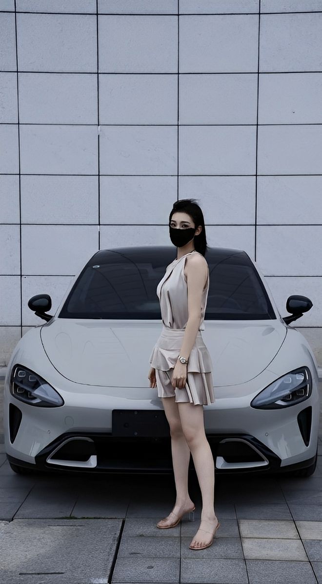 主质量都这么高的吗？仙女也就长这样吧PG电子麻将胡了2小米SU7的美女车(图7)